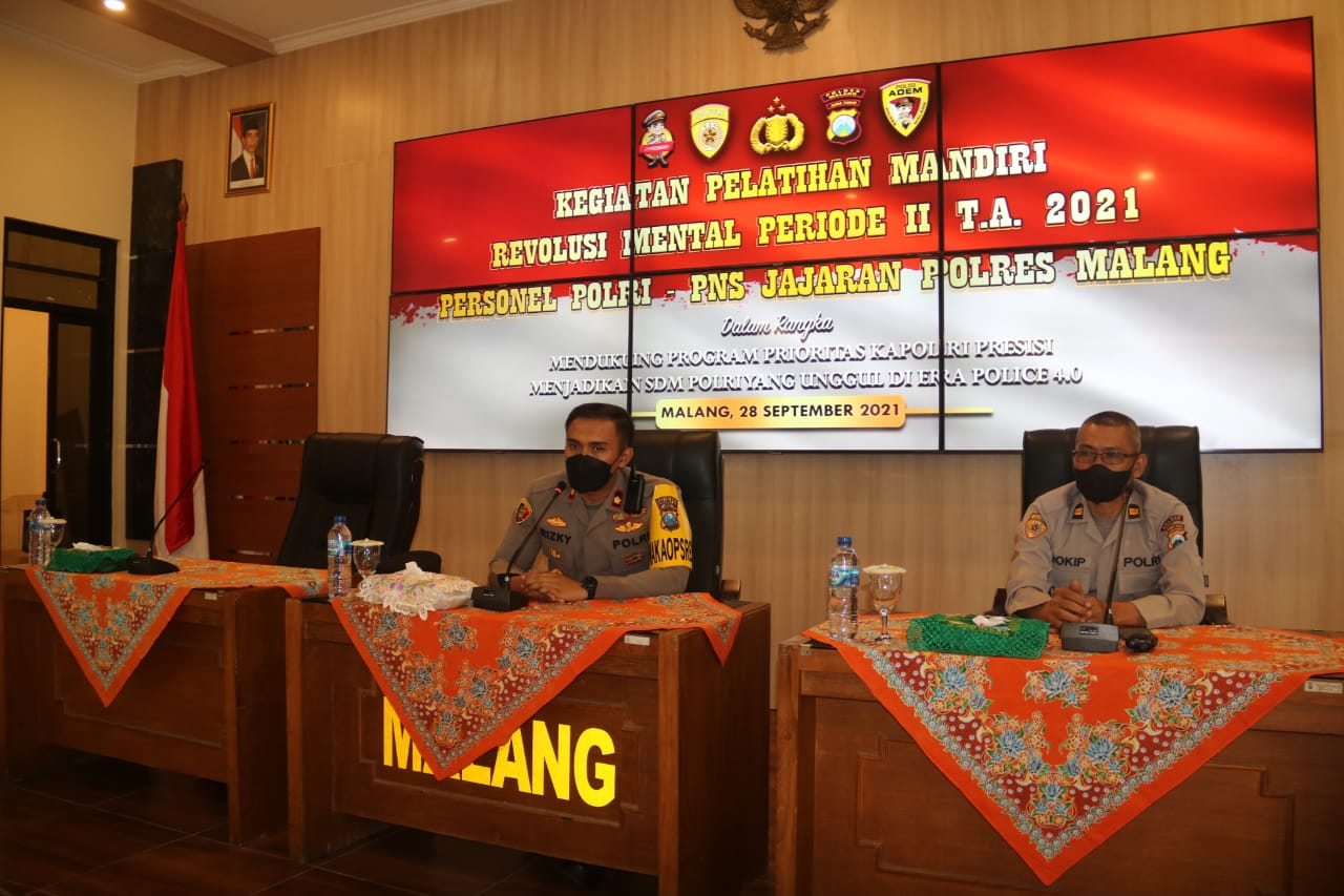 Polres Malang Gelar Pembentukan Karakter Personel