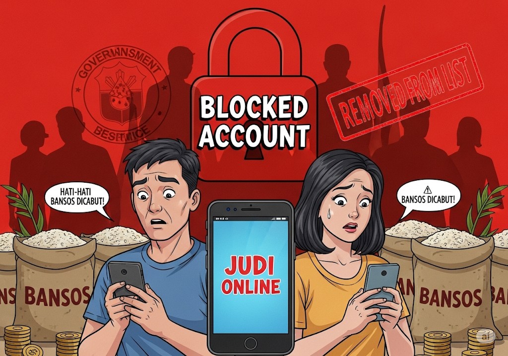 Gawat! Ribuan Penerima Bansos Main Judol, Pemerintah Ancam Hapus dari Daftar