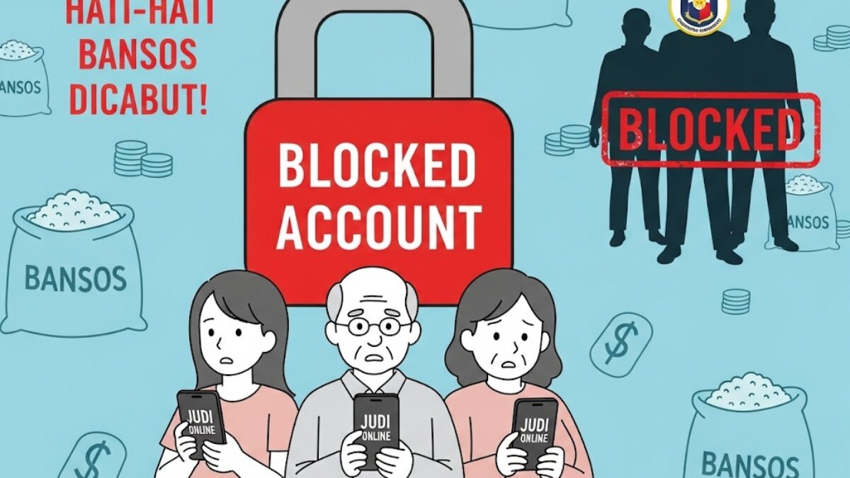 Terbongkar! Ribuan Penerima Bansos Main Judi Online, Uang Negara Lenyap Hampir Rp1 Triliun