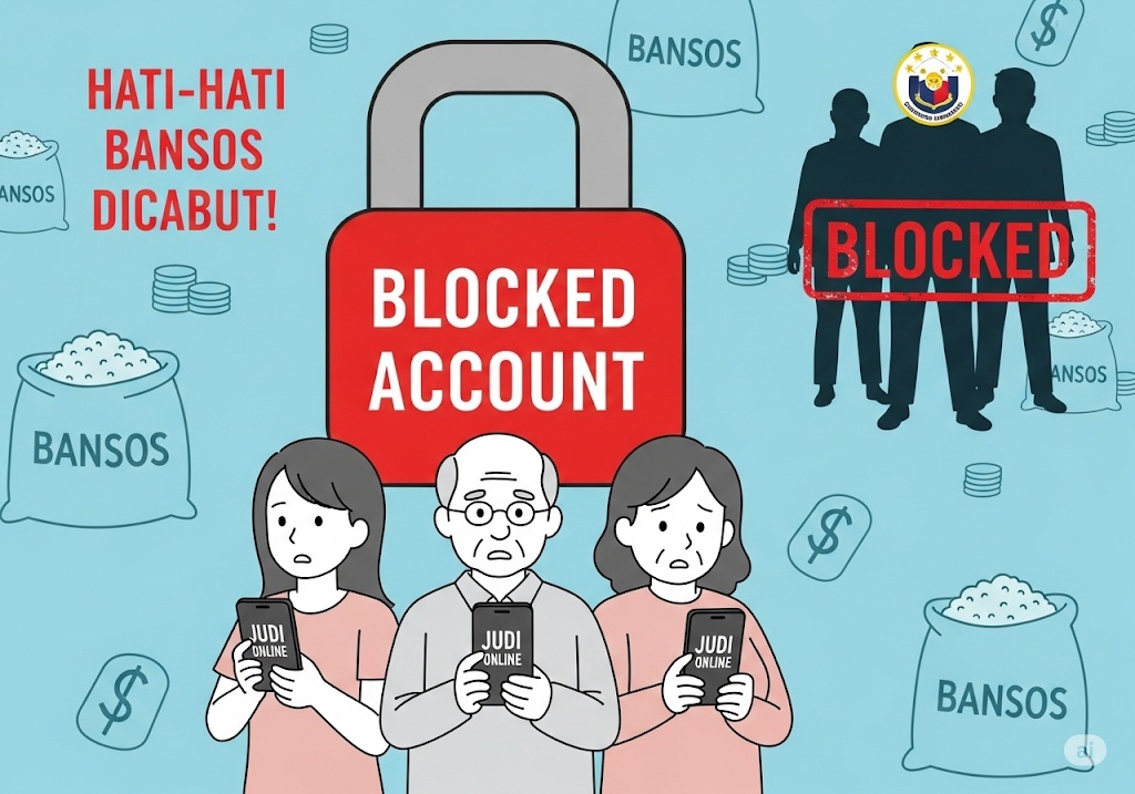 Terbongkar! Ribuan Penerima Bansos Main Judi Online, Uang Negara Lenyap Hampir Rp1 Triliun