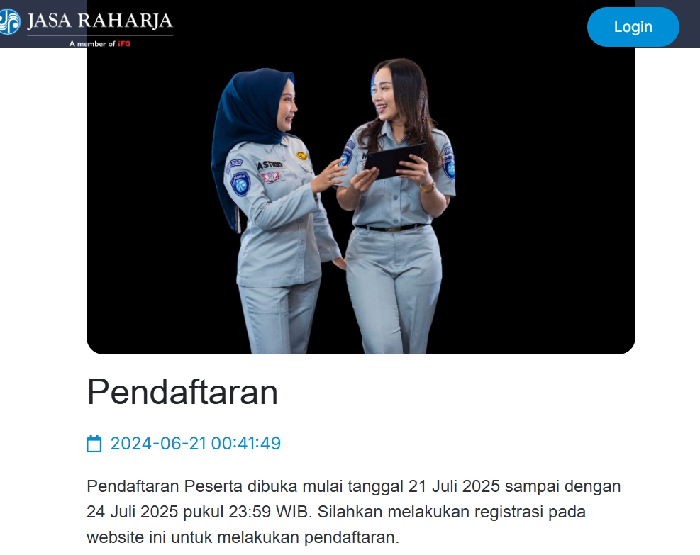 Batas Akhir 24 Juli! Kesempatan Magang di Jasa Raharja untuk Lulusan SMA–S1, Daftar Sekarang!