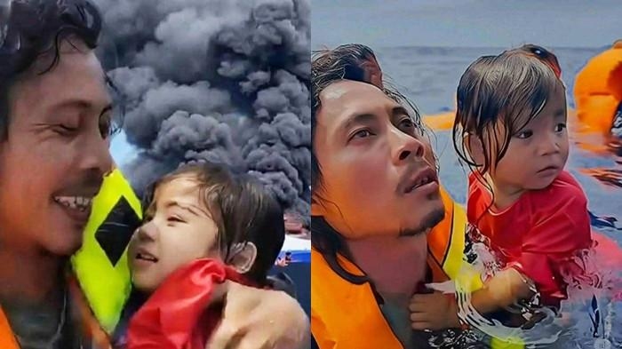 Aksi Heroik Abdul Rahman: Selamatkan Balita Saat KM Barcelona 5 Terbakar di Laut Talise