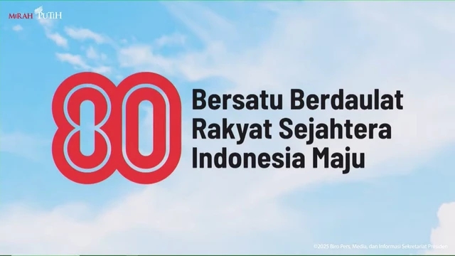 Presiden Prabowo Resmikan Tema dan Logo HUT ke-80 RI: “Bersatu Berdaulat, Rakyat Sejahtera, Indonesia Maju”