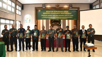 Korem 083/Baladhika Jaya Gelar Komunikasi Sosial dengan Komponen Masyarakat TA 2025