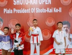 Kontingen Jawa Timur Raih 12 Emas dalam Kejurnas Karate Piala Presiden Shoto-Kai 2025