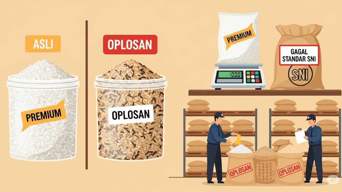 Beras Oplosan Merajalela! 212 Merek Beras Premium Tak Sesuai Standar Nasional