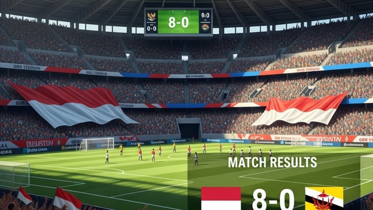 Piala AFF U-23 2025: Indonesia Libas Brunei 8-0, Jens Raven Borong 6 Gol