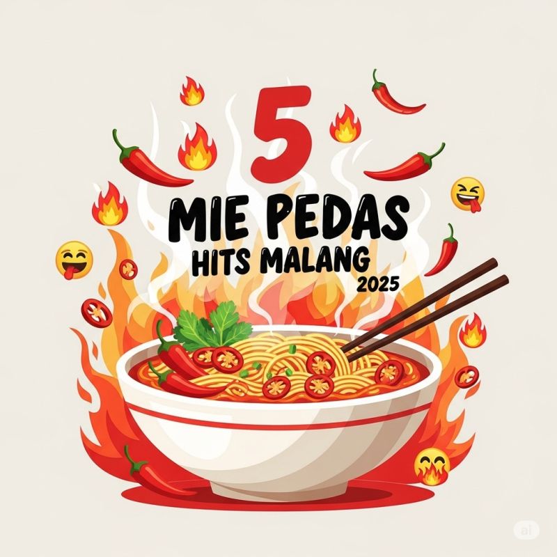 Pedasnya Bikin Nagih! 5 Rekomendasi Mie Pedas Hits di Malang Terbaru 2025