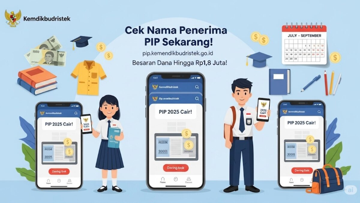 Resmi Cair! Cek Nama Penerima PIP 2025 di pip.kemendikdasmen.go.id, Ini Besaran dan Jadwal Terbarunya