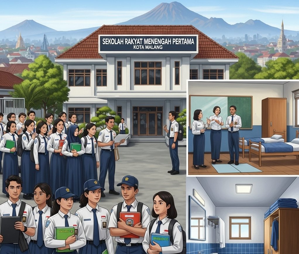 Kota Malang Jadi Lokasi Tahap 1A Program Sekolah Rakyat, Ini Fasilitas dan Agenda Lengkapnya
