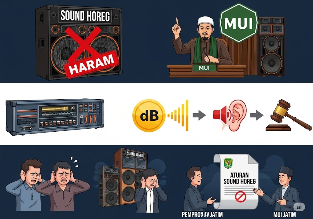 Resmi Diharamkan! Ini Fatwa Lengkap MUI Jatim & Aturan Sound Horeg yang Sedang Digodok Pemerintah