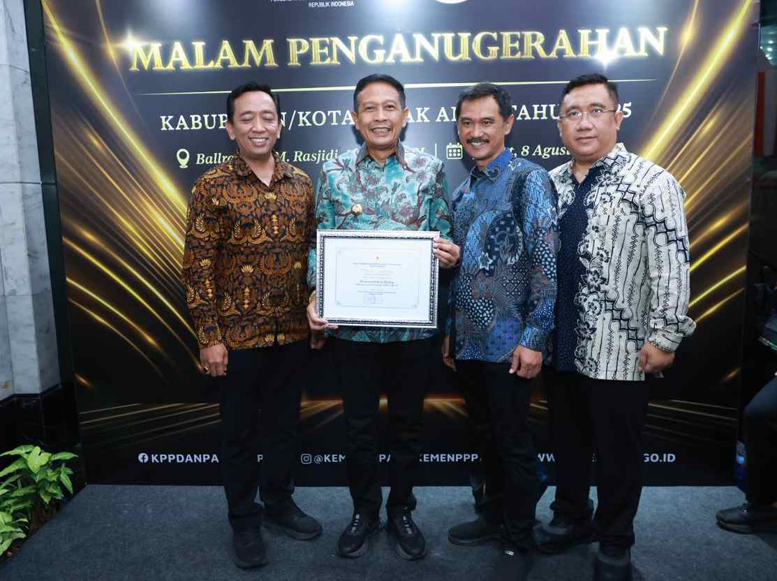 Kota Malang Quatrik ke-4 Raih Penghargaan Kota Layak Anak, Wujud Keseriusan Pemerintah