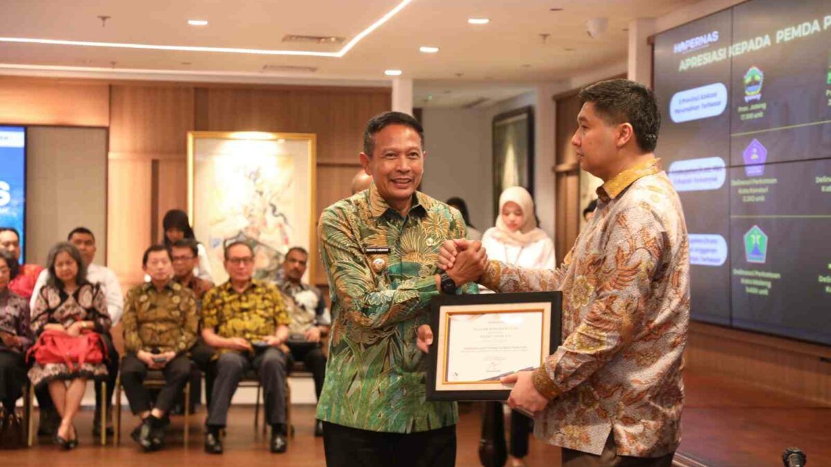 Kota Malang Raih Apresiasi Nasional di Bidang Perumahan; Walikota Wahyu : Struktur Anggaran Kita Dinilai Pro Perumahan Rakyat