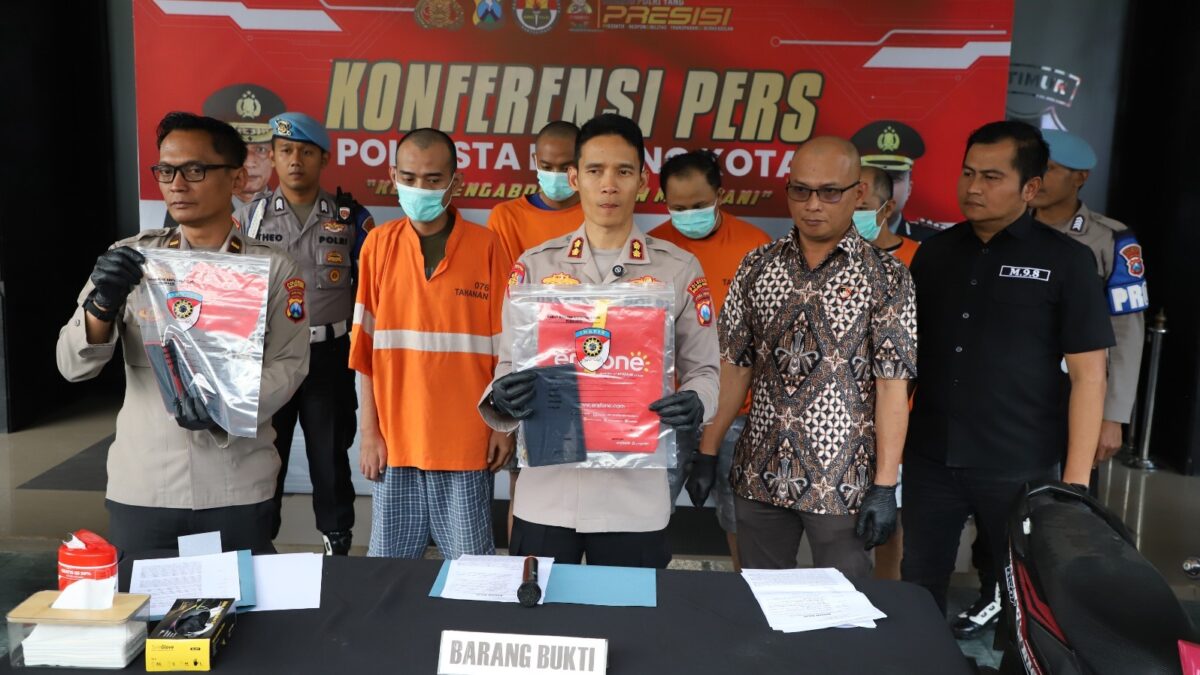 Sindikat Jaringan Curanmor Diungkap, 4 Tersangka Diamankan