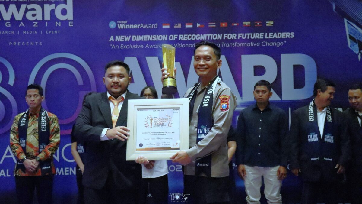 Kapolresta Malang Kota Raih Penghargaan Inspiring Profesional dan Leadership Award 2025 Asean Choice