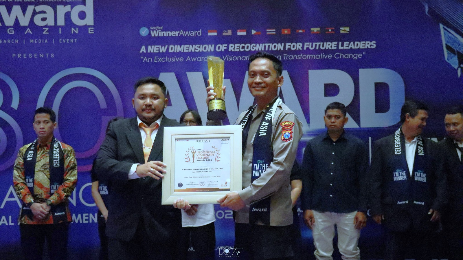Kapolresta Malang Kota Raih Penghargaan Inspiring Profesional dan Leadership Award 2025 Asean Choice