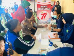 Jelang HUT ke-77 Polwan Polresta Malang Kota Gelar Bakti Kesehatan Gratis untuk Lansia