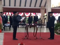 Dilantik Jadi Pj. Sekda Kabupaten Malang, Ir. Tomie Herawanto Bacakan Pakta Integritas