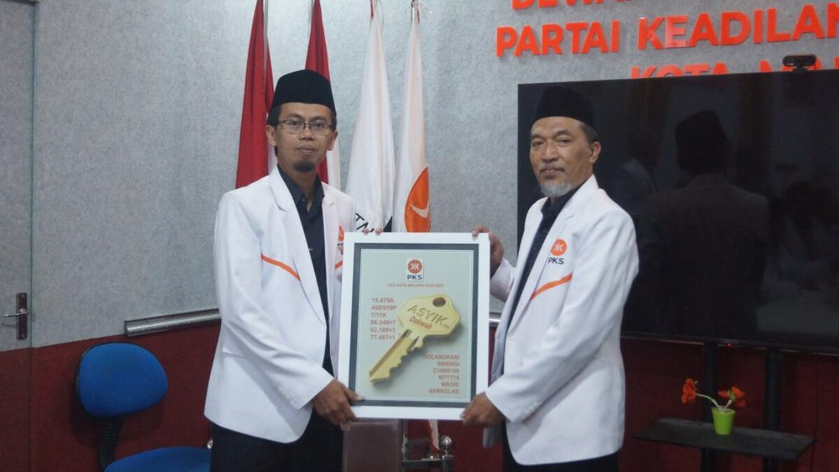Syaiful Ali Fatah, Ketua DPD PKS Kota Malang Gantikan Ernanto Joko Purnomo