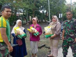 Menarmed 2 Kostrad Malang Gelar Bazar Murah Beras Pemerintah diserbu Warga