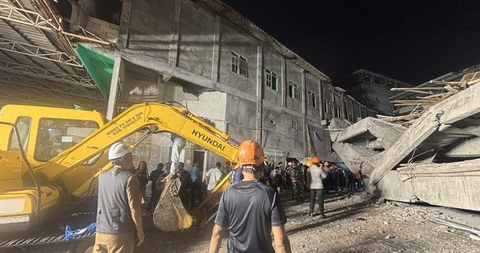 Musala Ponpes Al Khoziny Sidoarjo Ambruk Saat Salat Ashar, Puluhan Santri Diduga Tertimpa Reruntuhan