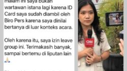 Pertanyaan soal MBG Berujung Pencabutan Kartu Pers CNN, Ancaman Serius Kebebasan Pers di Era Prabowo