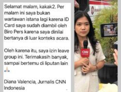 Pertanyaan soal MBG Berujung Pencabutan Kartu Pers CNN, Ancaman Serius Kebebasan Pers di Era Prabowo