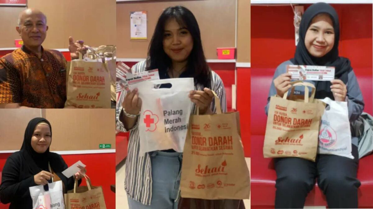 Bersama PMI, Alfamart Kumpulkan 26 Ribu Kantong Darah di 34 Daerah