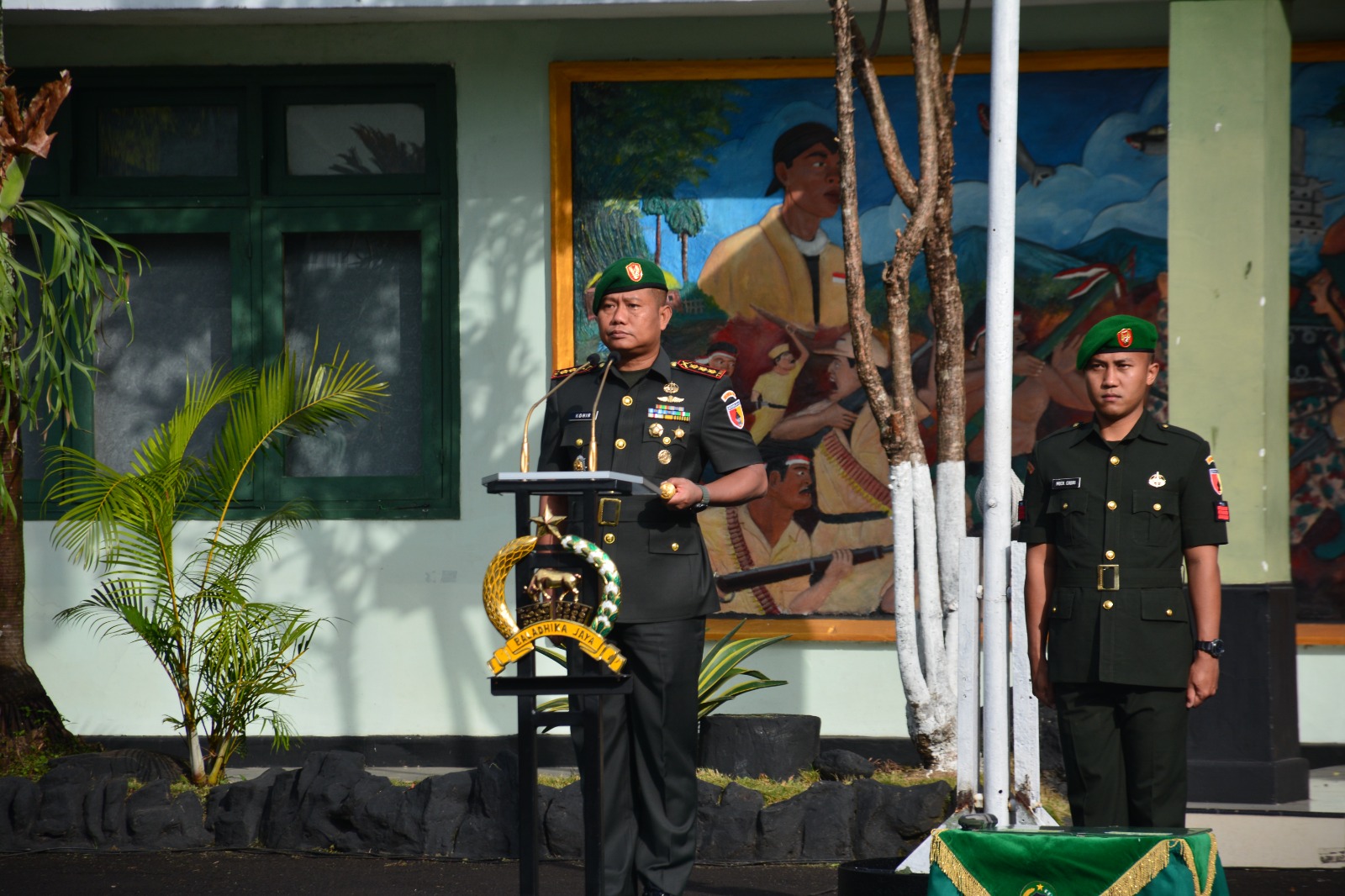 Sertijab Dandim Lumajang, Banyuwangi, dan Danyonif 527 Dipimpin Danrem 083/Bdj di Malang