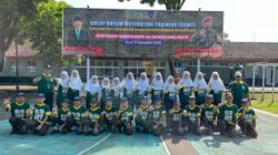 Siswa Kelas 6 Mindatama Ditempa Karakter dan Disiplin Lewat GDMT Korps Pasgat 464 TNI AU