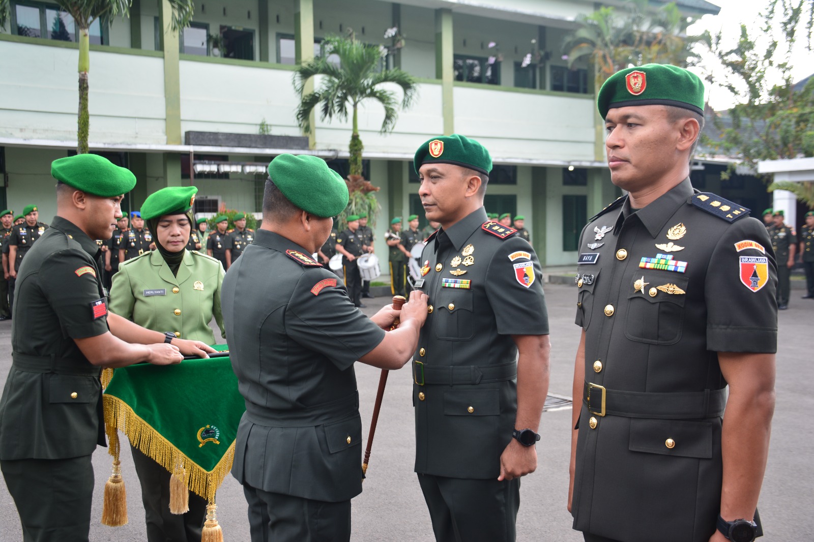 Kolonel Inf Kohir Pimpin Sertijab Dandim 0818 Kabupaten Malang–Batu dan Dandim 0833 Kota Malang