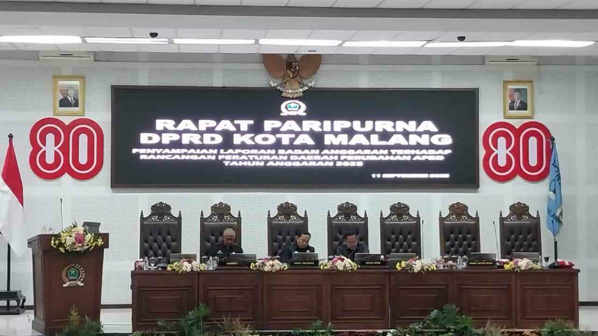 DPRD Kota Malang Sahkan Anggaran Fokuskan PAK 2025 untuk Pendidikan dan Perawatan Pasar Besar