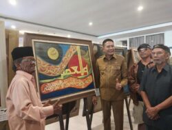 Walikota Malang Buka Pameran Lukisan “Lintas Jalur Langit”, Angkat Potensi Seniman Lokal