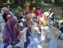 Peringati Hari Batik Nasional, Perajin Malang Luncurkan Sampur Tari Bermotif Tumpal