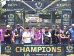 Final Piala Kapolres Malang 2025: MTSN 2 Turen Juara, Arema FC Pantau Bakat Muda
