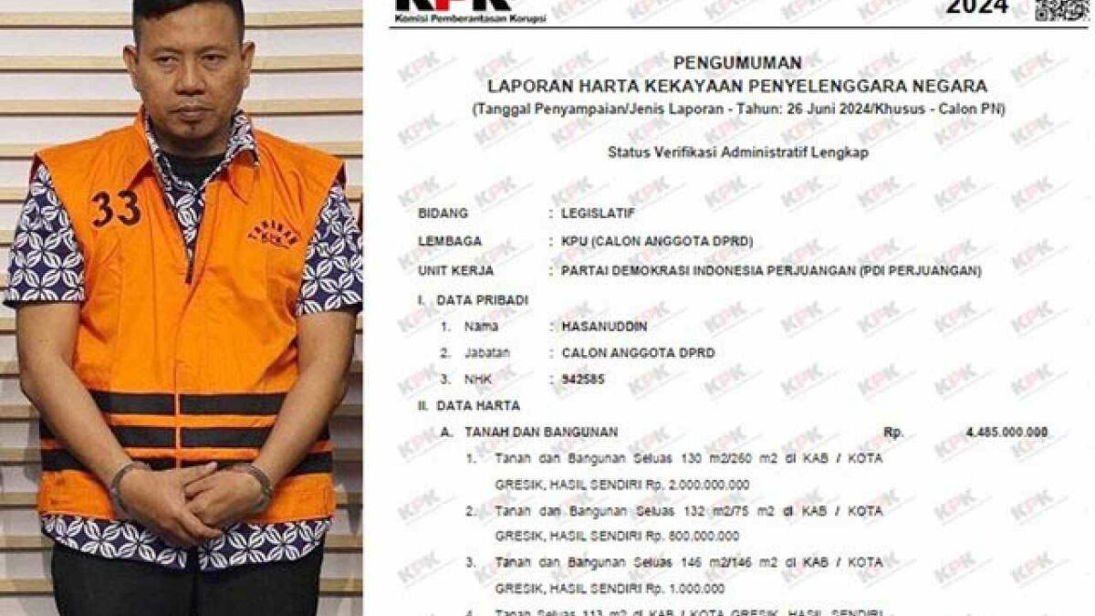 Hasanuddin Gugat Ketua KPK Usai Jadi Tersangka Korupsi Dana Hibah Pokmas Jatim