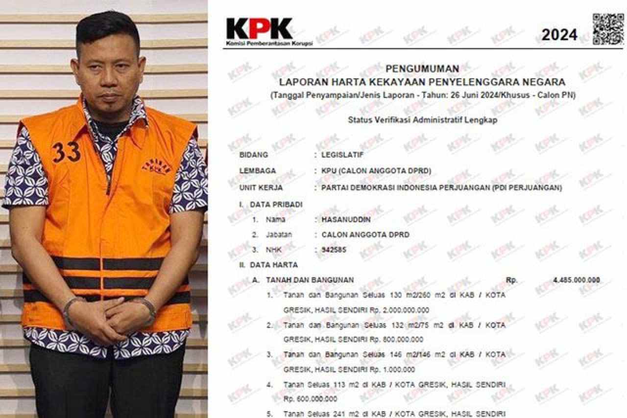 Hasanuddin Gugat Ketua KPK Usai Jadi Tersangka Korupsi Dana Hibah Pokmas Jatim