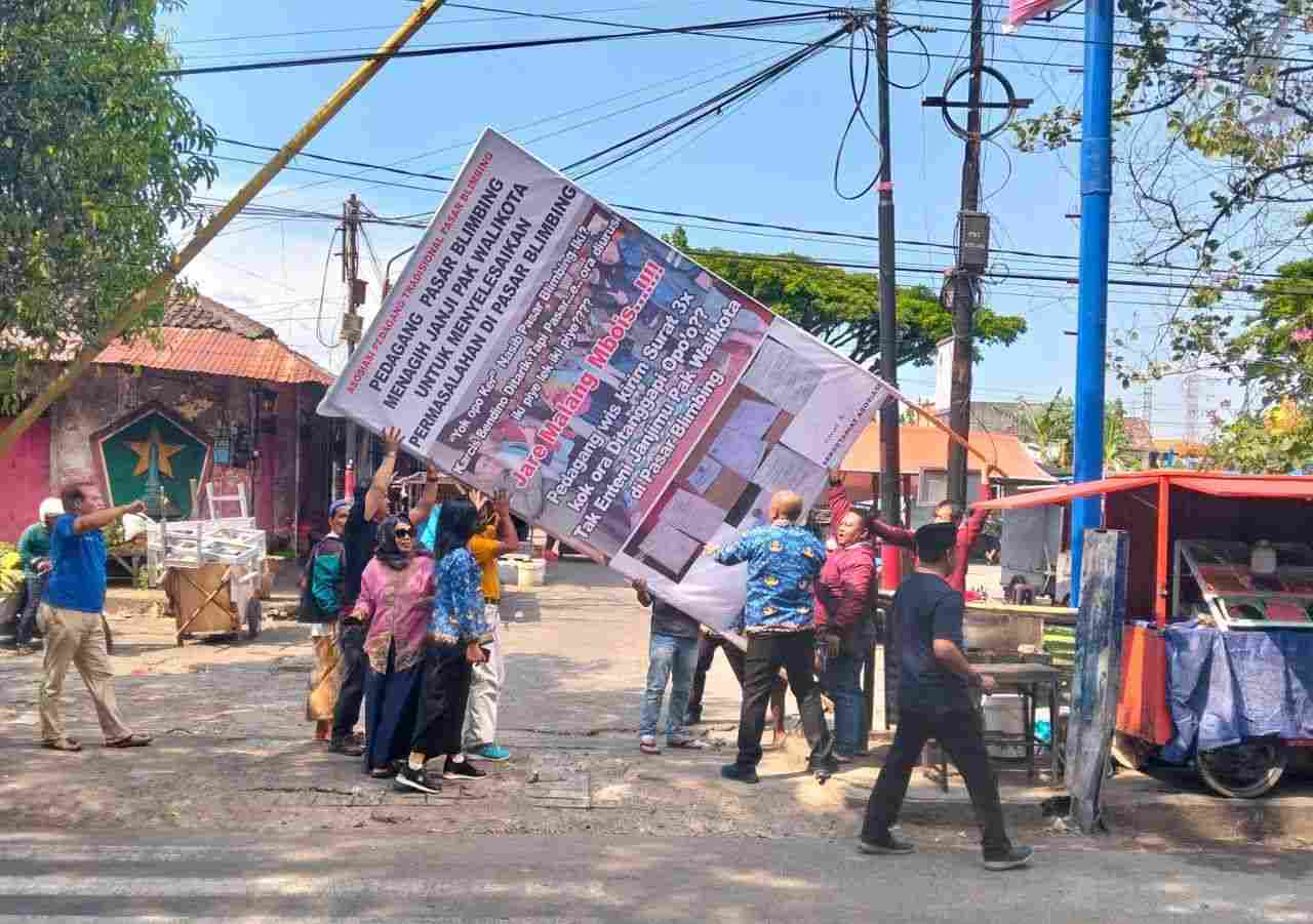 Pedagang Ragukan Janji Pemkot, Pembangunan Pasar Blimbing Dinilai Tak Akan Selesai dalam 5 Tahun