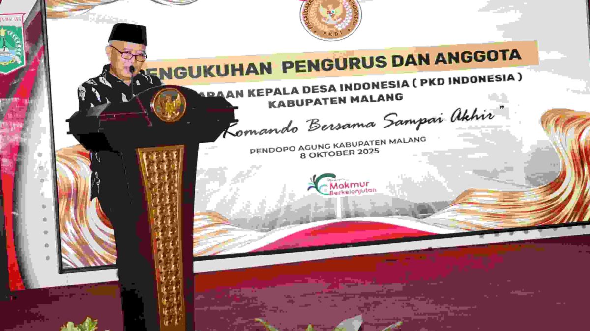 Bupati Malang Dorong Inovasi Desa Lewat Pengukuhan PKDI 2025–2030