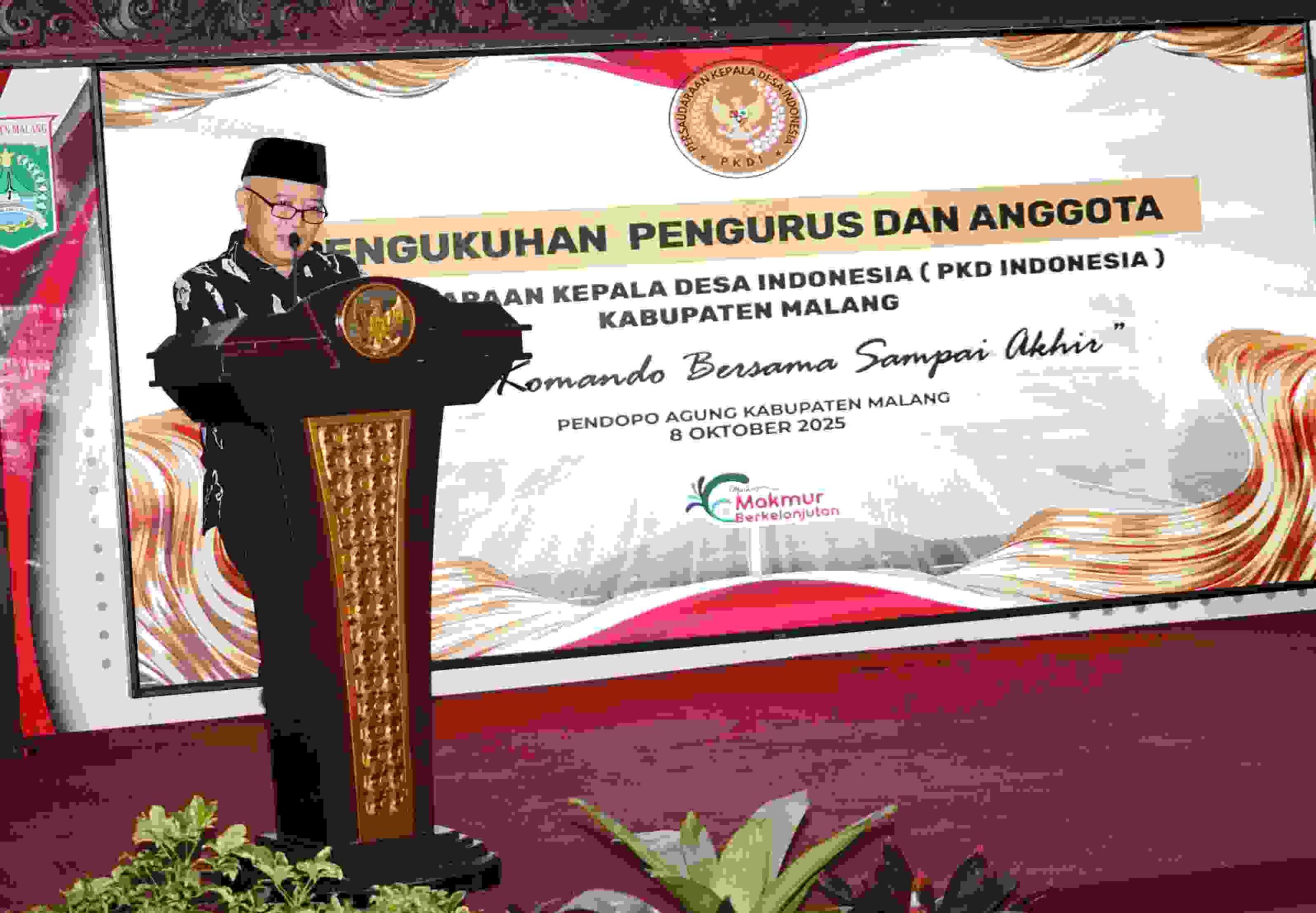 Bupati Malang Dorong Inovasi Desa Lewat Pengukuhan PKDI 2025–2030
