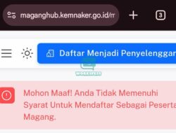 Gagal Daftar Magang Nasional 2025, Ini Penjelasan dan Solusi dari Kemenaker