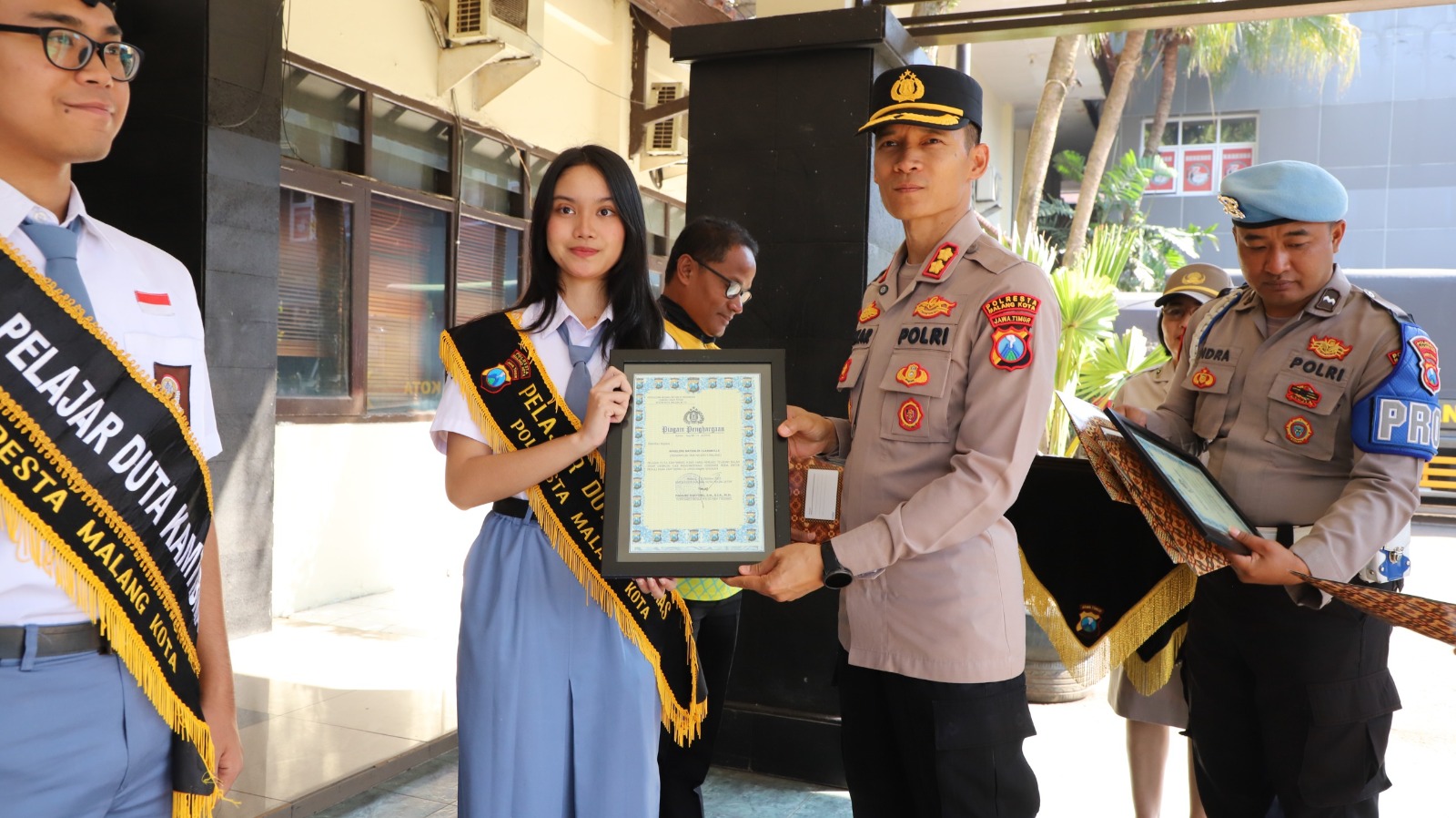 Polresta Malang Kota Apresiasi dan Penghargaan kepada Elemen Masyarakat Berprestasi