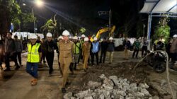 Tinjau Proyek Drainase Soetta Walikota Harapkan Ketepatan Dalam Waktu Pelaksanaan Pengerjaan