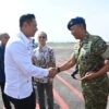 Danlanud Abd Saleh Sambut Kedatangan Menko Bidang Infrastruktur dan Pembangunan Kewilayahan
