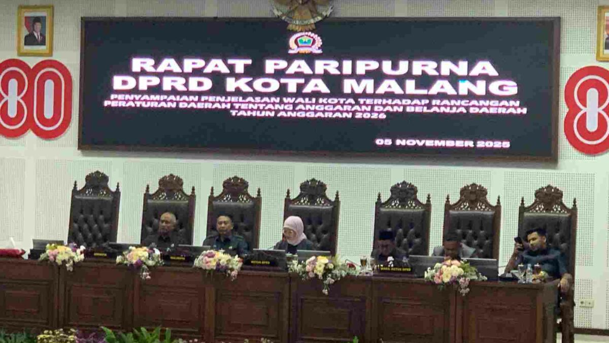 Pemkot Malang Fokus Genjot PAD Rp619 Miliar, Total Pendapatan 2026 Diproyeksikan Rp1,1 Triliun