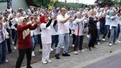 Wabup Lathifah Shohib Semangati Kader Kesehatan di Gebyar Zumba HKN ke-61 Kabupaten Malang