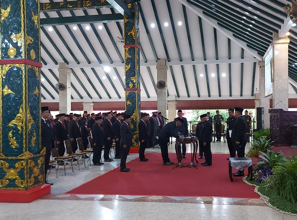 Bupati Sanusi Lantik 15 JPTP dan Tegaskan Integritas ASN Pemkab Malang