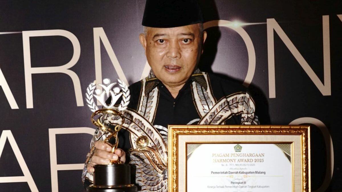 Raih Peringkat III Harmony Award, Kabupaten Malang Jadi Role Model Kerukunan