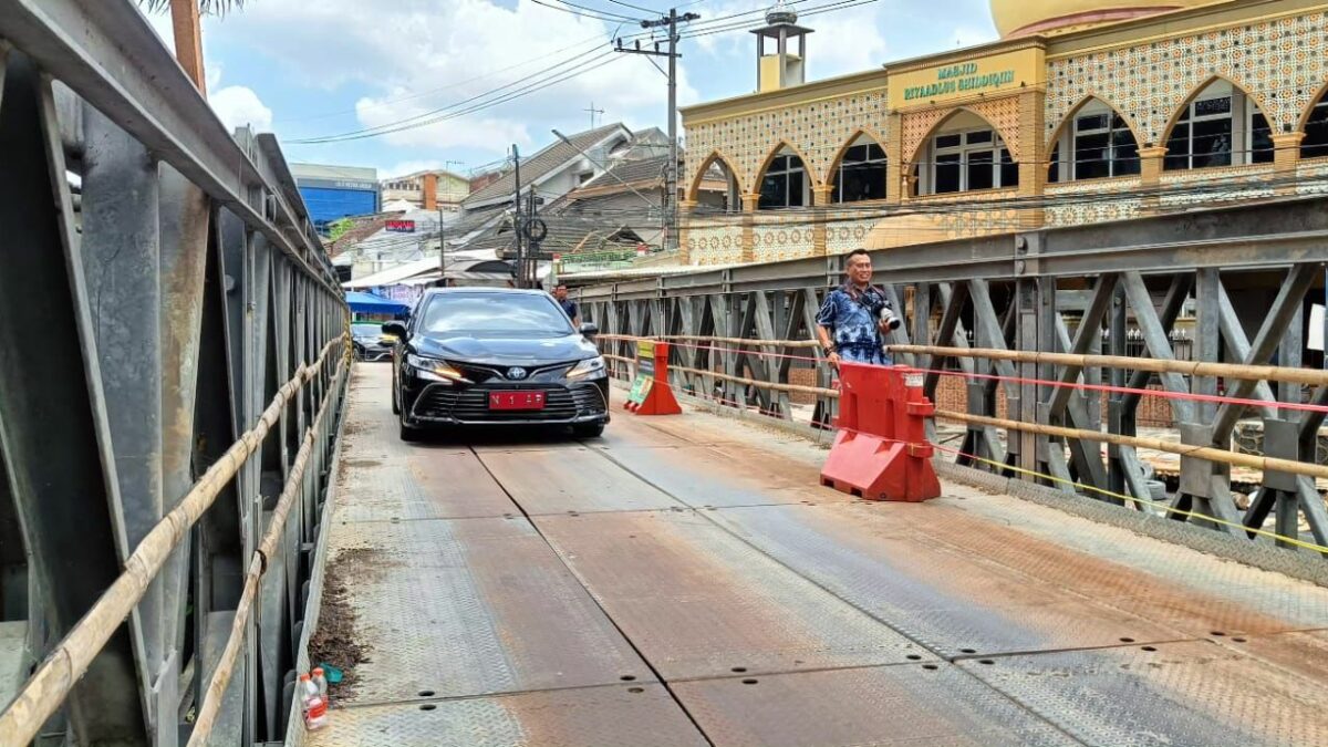 Jembatan Bailey Sonokembang Resmi Dibuka, Pemkot Malang Batasi Tonase dan Larang Truk Melintas