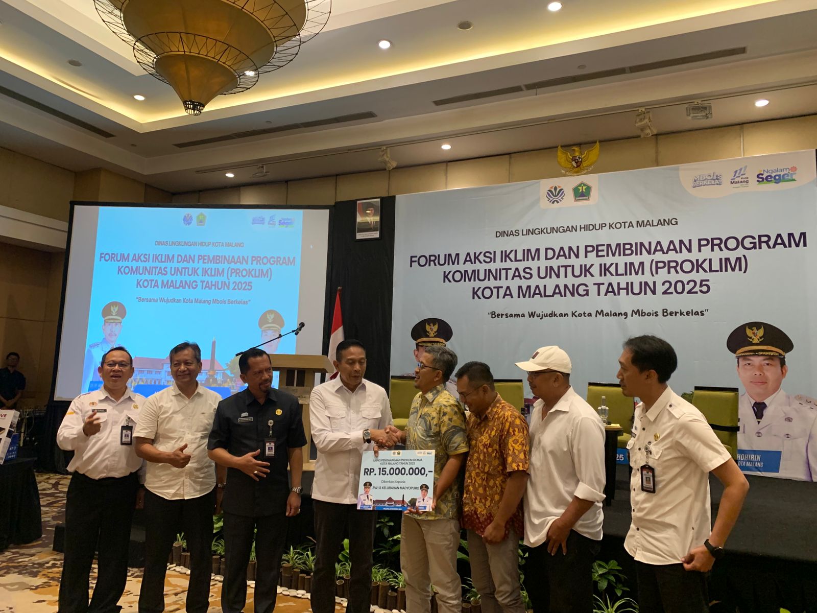 Lima RW Kota Malang Raih Penghargaan PROKLIM 2025, Kelurahan Arjosari Melaju ke Tingkat Nasional